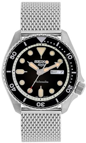 Seiko 5 Sports Herren-Uhr Automatik Edelstahl mit SRPD73K1