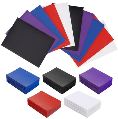 taonganui 500 Stück Weiche Sammelkartenhüllen 66 x 91 mm, Sammelkarten Hüllen, Card Sleeves Kartenhüllen Sportkarten Schutzhüllen, Kartenhüllen für Tauschkarten, MTG (50 Mat x 10 Pocket)
