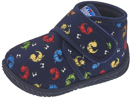 Chicco, Pantuflas Niño, Zapatillas para la Guardería y la Casa con Cierre Cómodo Ajustable, Designed in Italy