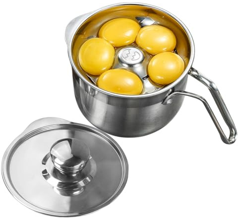 Pure Vie Separatore Uova Acciaio Inox, Separatore Albume Tuorlo, Facile Pulizia, Adatto per Uova Grandi, Filtro per Setacciare Gli Albumi Professionale Strumento Cucina Veloce, 1000ML