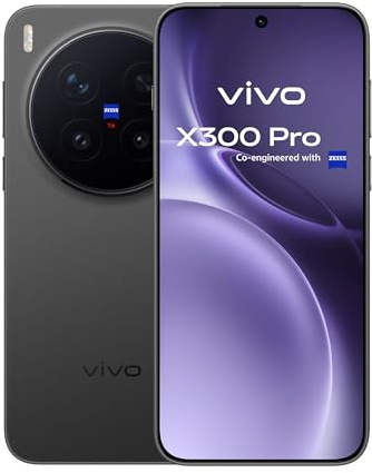 vivo X300 Pro 5G Smartphone, 16G + 512G, 6,78-Flachbildschirm, 200 MP ZEISS APO Telekamera, Dimensity 9500, IP68 und IP69, Android 16 Handy, 3 Jahre Garantie