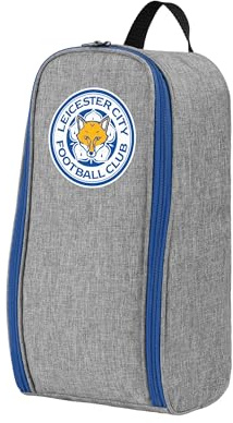 FOCO Borsa per stivali grigia con licenza ufficiale Leicester City