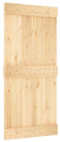 vidaXL Puerta NARVIK 95 x 210 cm Natural
