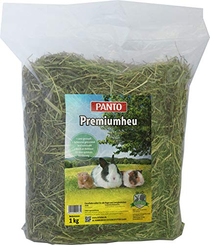 Panto Nagerfutter, Premium Heu 1 kg, 5er Pack (5 x 1 kg)
