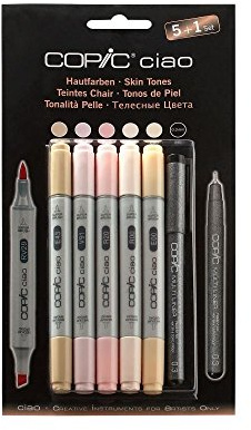 Copic 22075552 Ciao Set 5+1, Toni Di Pelle 1