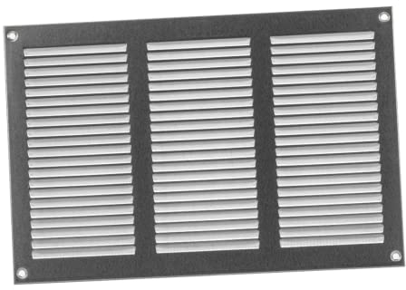 300x200mm Lüftungsgitter - Verzinkt Abluftgitter mit Insektenschutz Abluft Zuluft Metall Gitter