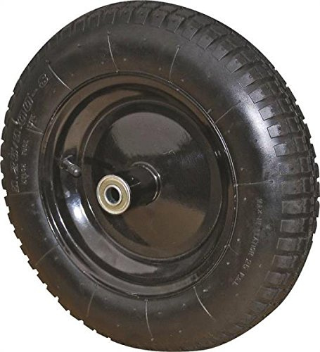 Rocky Mountain Goods Wheelbarrow Wheel 16 Air Filled - for 6 & 8 Cubic ft. Wheelbarrow Wheels Including Jackson, True Temper, Ames, Ace, Tread Grip Pattern (16)