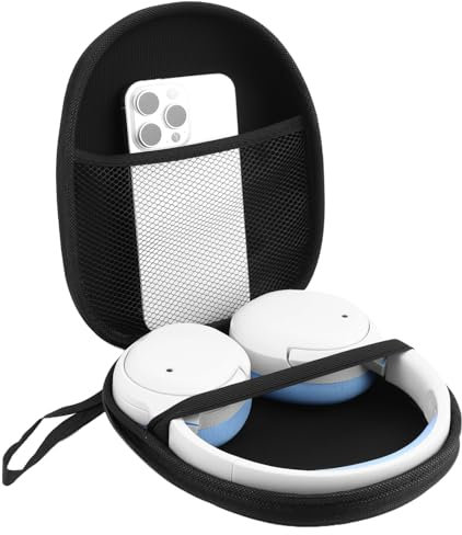 QWORK® Funda para auriculares, bolsa para auriculares, funda para auriculares supraaurales, para mayoría over auriculares