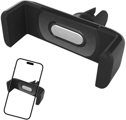 Support de téléphone de voiture – Support de téléphone portable universel pour tableau de bord | Système antidérapant pour smartphone – Accessoire de navigation réglable avec prise en main sûre pour