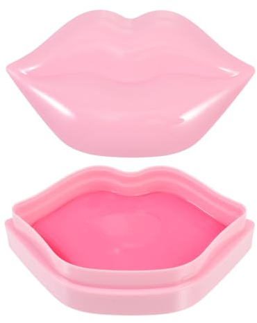Healifty Masque Lèvres Hydratant 20 Patchs Film Nourrissant Anti-Dessèchement Soin Nuit pour Lèvres Sèches et Rides Patchs Rose Boîte Usage Femmes et Filles