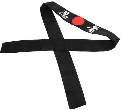 FRCOLOR Bandeau Style Traditionnel Samouraï Japonerie en Coton Confortable Design Multifonctionnel pour Chef et Karaté Adapté aux Ninjas et Fêtes Martiales