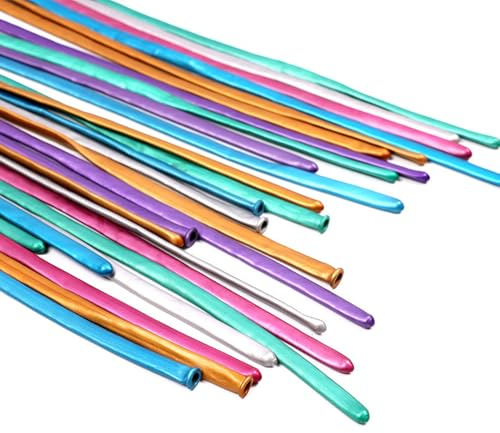 Modelleringsballonger – 30 cm långa vridande ballonger, smal latexballong, djurformade festballonger med flexibelt latexmaterial | Ballongvridningsmaterial för clownshower födelsedagsfest dekor