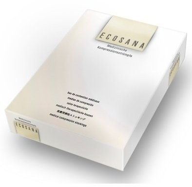 Ecosana AD norm. Kl. 2 beige Gr. I, Wadenstrümpfe