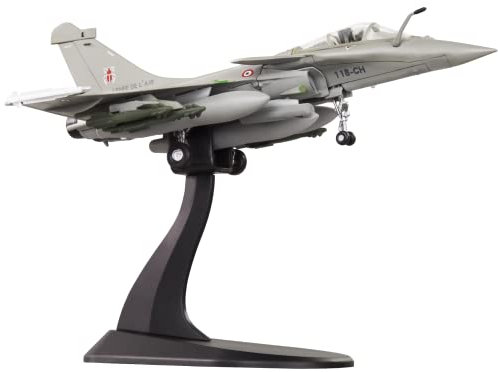 HANGOU 1/100 Dassault Rafale Fighter Jet Plane Model Alloy Diecast Model Aircraft for Collection Model