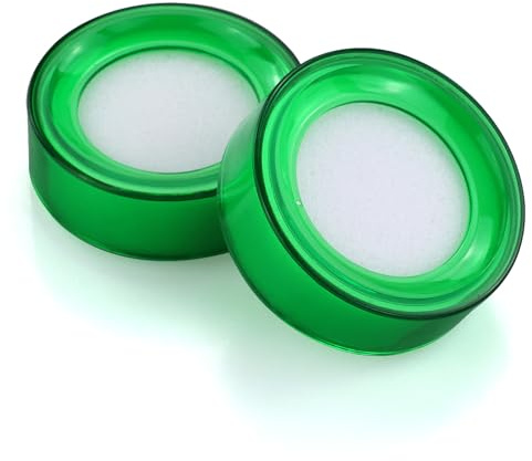 Lot de 2 humidificateurs de doigts colorés - Éponge ronde pour le comptage des espèces