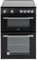 Willow WT60CCB 68L Freestanding Electric Cooker, Twin Cavity Cooker with Ceramic Hob and 31l Grill Cavity, 2 Years Warranty - Black
