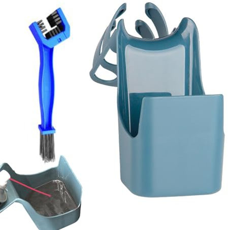 Motorcycle Chain Tool - Bike Chain Box, Oil Container | Cleaning Tool With Spray Anti Guard, Refillable Lube Box Cleaning Brush, Dirt Repair Care Cleaner for Motorcycle Maintenance