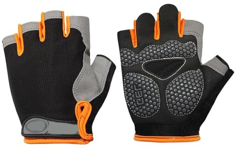 THINCAN Gants de sport d'extérieur - Antidérapants - Design ergonomique - Texture polyester respirante - Pour la randonnée, l'escalade, le fitness - Gants de protection tous les jours