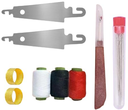 Agujas De Coser De Acero | Suministros a Prueba de Óxido para Enhebrar - Agujas De Costura Con Grande | Suministros De Herramientas Para Reparación Bordado Tapicería Acolchado Tejido Ganchillo Fabrica