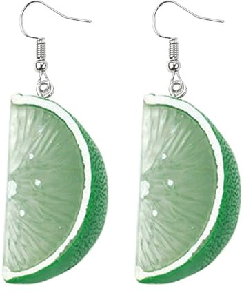 3D Ohrringe Früchte Hängend, Orange Ohrringe, Zitrone Ohrstecker Damen, Früchte Ohrringes Süße Damen, Ohrringes Karneval für Geburtstage, Karneval, Frühlings und Sommerpartys (Fünf-A)