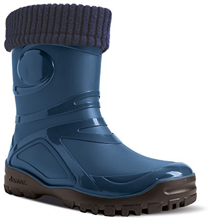 DEMAR Gummistiefel mit Wolle gefüttert Young FUR-2 (38, dunkelblau)