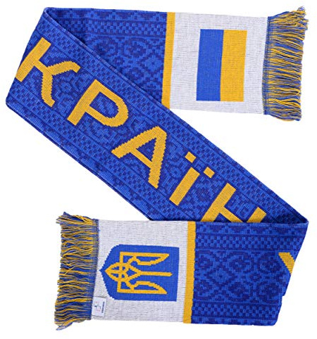 Ukraina Ukraina fotboll stickad halsduk