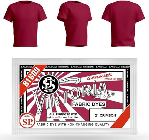 VIKTORIA Textilfarbe waschmaschinenfest (59 FARBEN) - stofffarbe, färbemittel textilien, stofffarben waschfest, textil farbe, kleidung färben