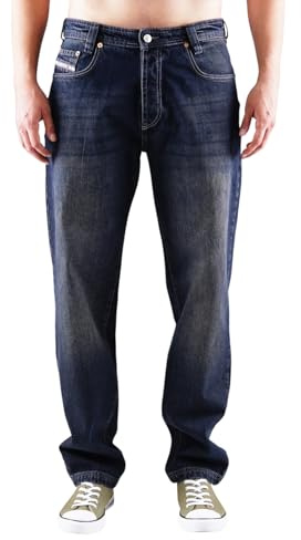 Picaldi® Zicco 472 Jeans | Loose & Relaxed Fit | Karottenschnitt Hose | Lässig & Locker Geschnitten (W28/L30, Indiana)