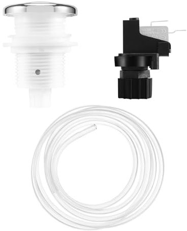 RESFNSE 16A On Off Push Button Switch Jetted Jet for Bath Tub Spa Garbage