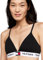 Tommy Hilfiger Damen Triangel BH Triangle mit Logobund, Schwarz (Black), XXL