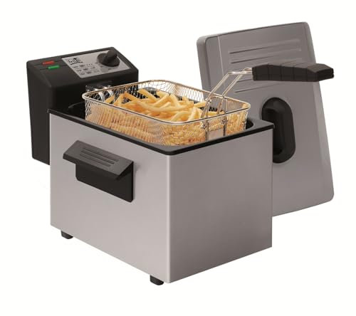 Fritel A106 - Freidora de koude zone - 4 L - 2400 Watt - inox antistof deksel