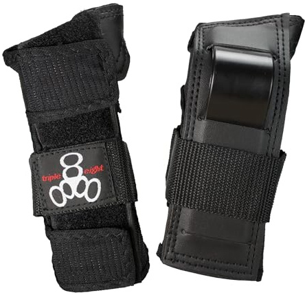 Triple 8 Saver Series Wristsavers (Black, Medium)