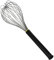 Matfer Egg Whisk Bourgeat Schneebesen, Edelstahl, Schwarz, 17 1/2(L)/ 450mm