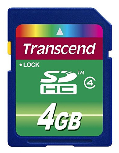 Transcend SD Card SDHC 4GB Class 4
