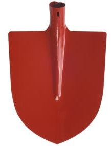 Stahlschaufel spitz Frankfurter Form ohne Stiel