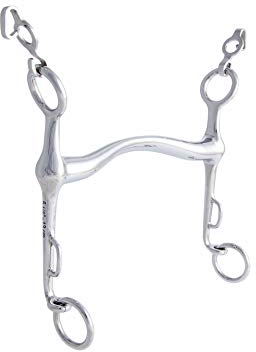 Stübben 2490 Dressurkandare Fine Line - 12,5 cm - 16 mm - Edelstahl