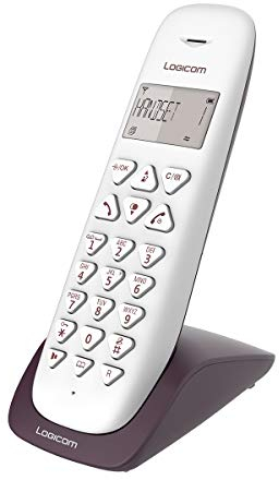 LOGICOM Fixed Wireless Phone - fisso wireless senza Posta vocale - telefoni analogici e DECT - Solo Logicom Vega 150 fisso wireless Aubergine