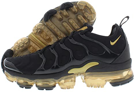 Nike Herren Laufschuhe 10,5 AU, Schwarz, Gold-Metallic, 41 EU