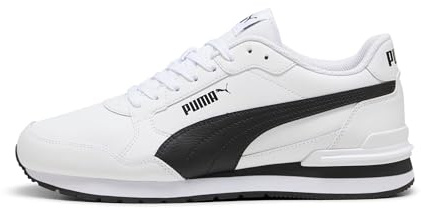 Puma ST Runner v4 L Sneaker, Unisex-Erwachsene, Puma White-Puma Black-Cast Iron, 39 EU