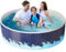 Bassin de Piscine Pliable Non Gonflable - Piscine Extérieure Portative, Facile à Ranger et à Nettoyer - Conçue pour Les Activités Familiales, Les Jeux d' et Les Moments de détente des Animaux