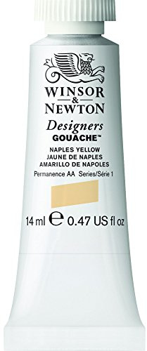 Winsor & Newton Designer's Gouache, 14ml tube, Naples Yellow