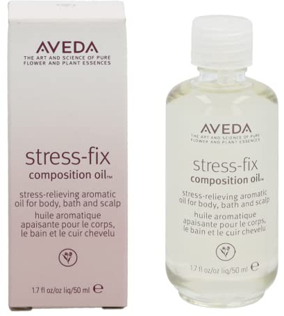 Aveda Stress-Fix Composition Oil | Scalp, Bath & Body Oil | Shown to Reduce Feelings of Stress | with Aroma of Lavender, Lavandin, Clary Sage, 50ml