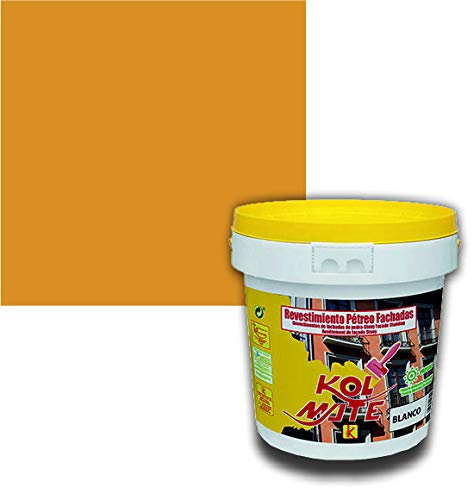 Kolmate Revestimiento Pétreo de Fachadas Pintura especial para fachadas (5 kg., amarillo albero)