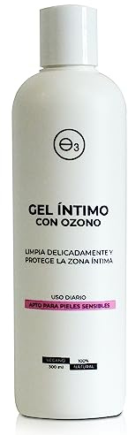 OZONO D'OR - Gel Intimo Mujer con Ozono 100% Natural BIO, Previene Vaginosis Bacteriana, Elimina Hongos, el Picor Vulvar, el Olor, es Antiséptico y Reparador | Higiene Intima Mujer Sensible. | 300 ml