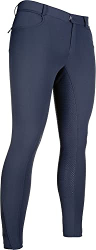 HKM Herren Reithose-12583 Hose, 6900 Dunkelblau, 46