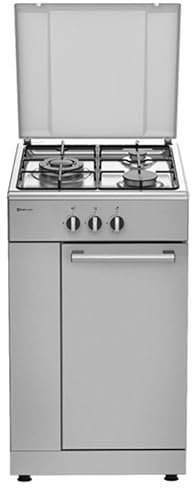 COCINA PORTABOMBONA SOLTHERMIC INOX /50 CM ancho, 3 FUEGOS (1 wok)