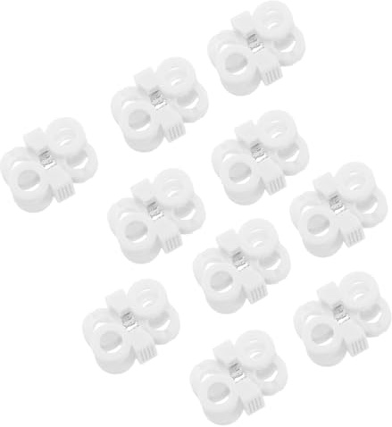 BESTYASH 10pezzi Blocca Lacci Scarpe Plastico Veloci per Scarpe Sportive e Casual Fissaggio Pratico