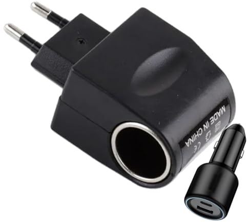 Tändare omvandlare adapter - kontakt med LED-indikator | Nätadapter med säker passform design, ljusindikator tändare omvandlare, ersättningstillbehör