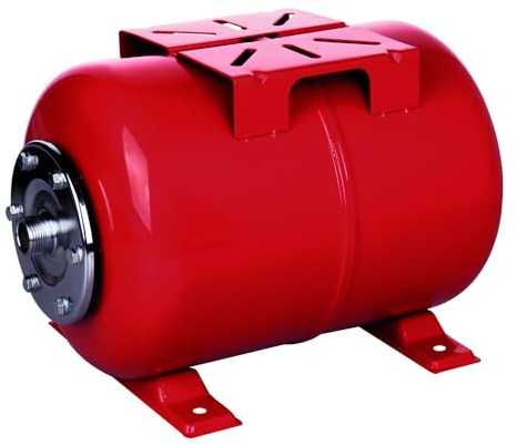 T.I.P. Druckkessel Hauswasserwerk - Hochqualitativer Membrankessel aus Stahl 50 Liter für optimalen Wasserdruck, 33,25 mm Anschluss, Inklusive EPDM-Membrane und Flansch, 30957