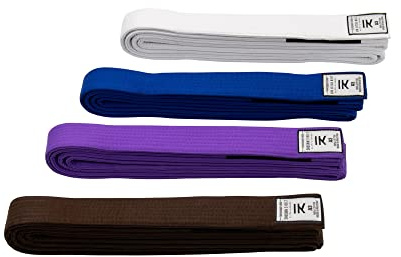 IKKEN Shoshin Brazilian Jiu Jitsu BJJ Belts (A2, White)
